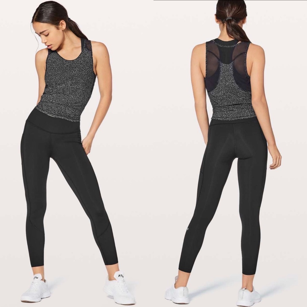 NWT Lululemon Keep Your Form Tight 25" Black Size 4